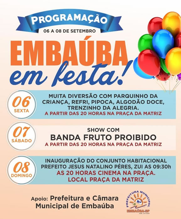 Embaúba em festa